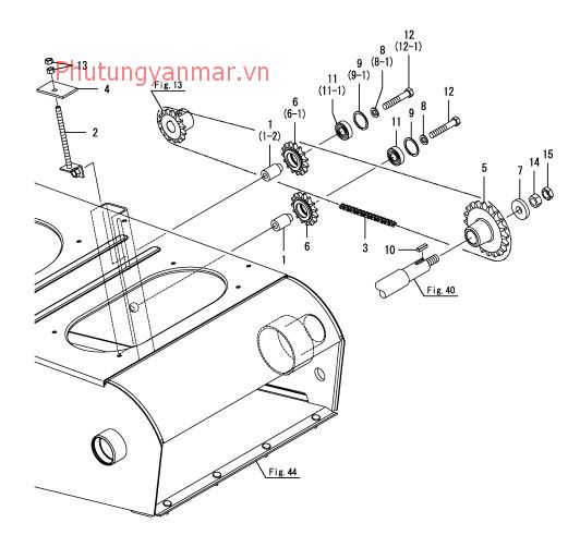 Truyền động cấp lúa số 2